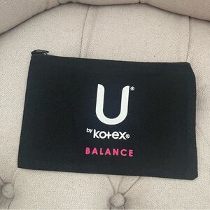 U By Kotex Balance Canvas Bag Case Pouch for Feminine Product Pad Tampon coupon